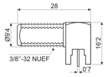 CONNECTOR F FEMELLA XASSÍS PER CI