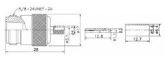 CONNECTOR N FEMELLA AERIA RG58 CRIMPAR